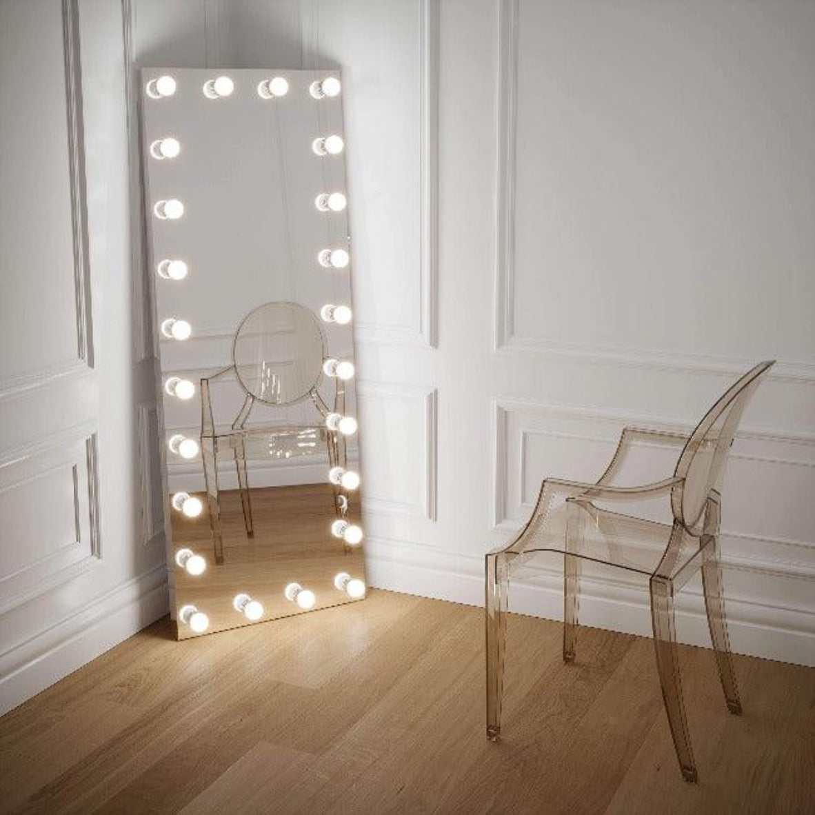 Full-Body Hollywood LED Vanity Mirror, 160x60cm